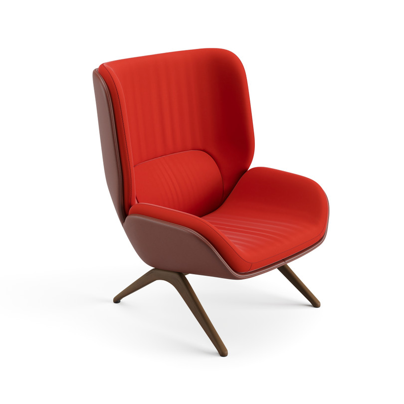 Lepal Lounge Chairs Wood Legs | Arper US